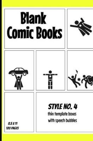 Cover of Blank Comic Book - Style No. 4
