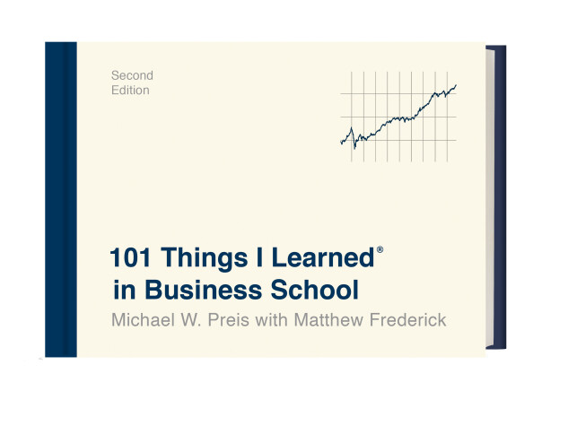 Book cover for 101 Things I Learned in Business School