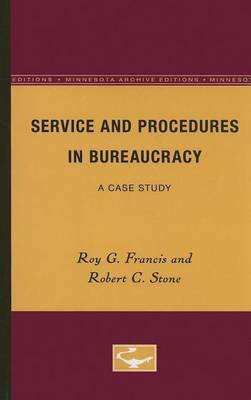 Book cover for Service and Procedures in Bureaucracy: A Case Study