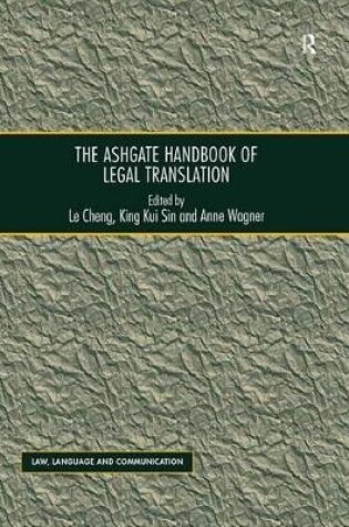 Cover of The Ashgate Handbook of Legal Translation