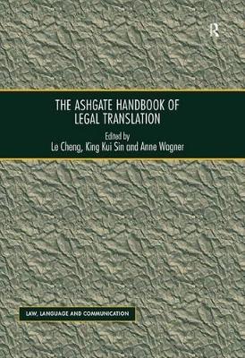 Book cover for The Ashgate Handbook of Legal Translation