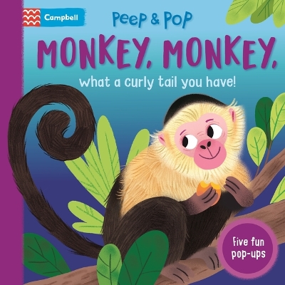 Book cover for Monkey, Monkey, What A Curly Tail You Have!