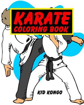 Book cover for Karate Coloring Book