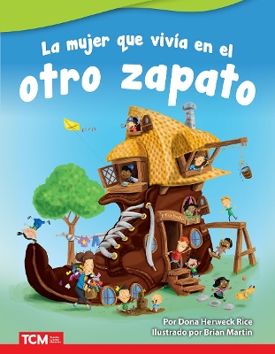 Book cover for La mujer que vivía en el otro zapato