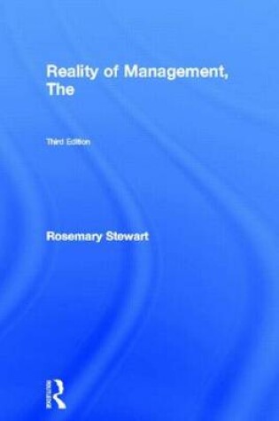 Cover of The Reality of Management