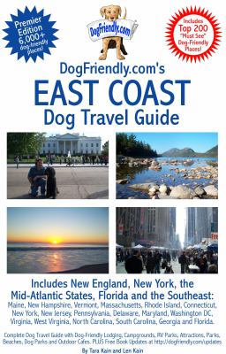 Book cover for DogFriendly.com's East Coast Dog Travel Guide