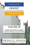 Book cover for Credit And The Two Sources From Which It Springs - Volume III