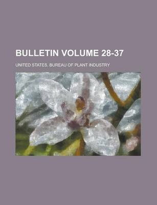 Book cover for Bulletin Volume 28-37