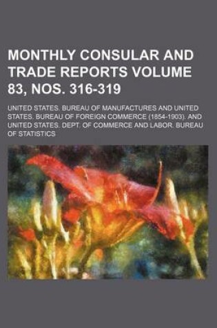 Cover of Monthly Consular and Trade Reports Volume 83, Nos. 316-319