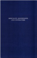 Cover of Merchants, Monopolists, and Contractors