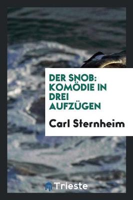 Book cover for Der Snob