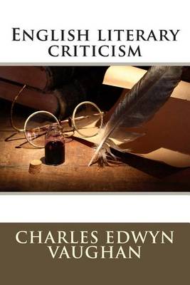 Book cover for English Literary Criticism