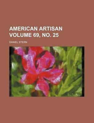 Book cover for American Artisan Volume 69, No. 25