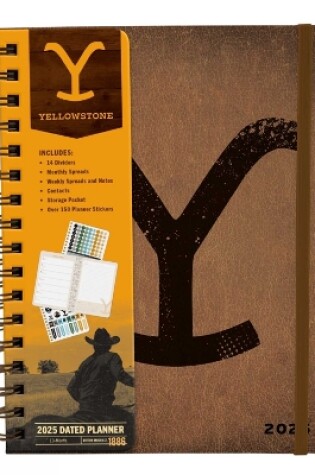 Cover of 2025 Yellowstone: The Dutton Ranch 13-Month Weekly Planner