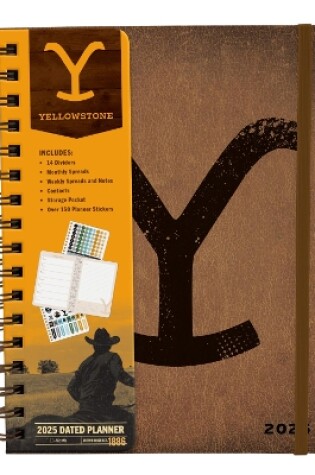 Cover of 2025 Yellowstone: The Dutton Ranch 13-Month Weekly Planner