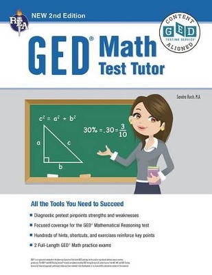 Book cover for Ged(r) Math Test Tutor, for the 2022 Ged(r) Test, 2nd Edition