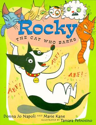 Book cover for Rocky, the Cat Who Barks