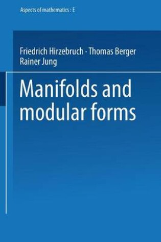 Cover of Manifolds and Modular Forms