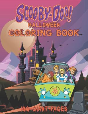 Book cover for Scooby Doo Halloween Coloring Book