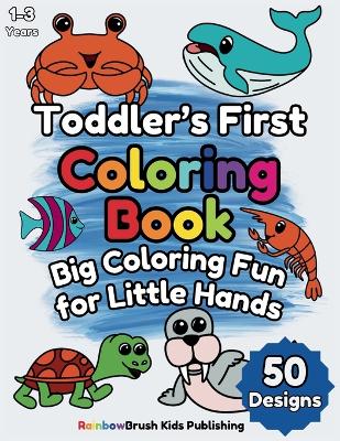 Book cover for Toddler's First Coloring Book