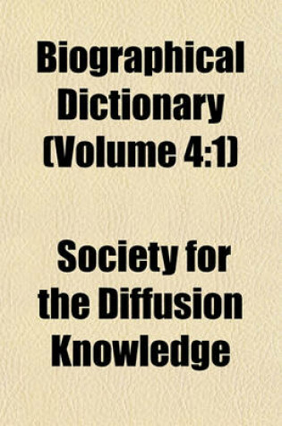 Cover of Biographical Dictionary (Volume 4