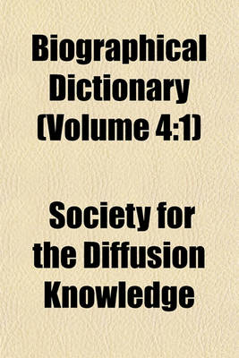 Book cover for Biographical Dictionary (Volume 4