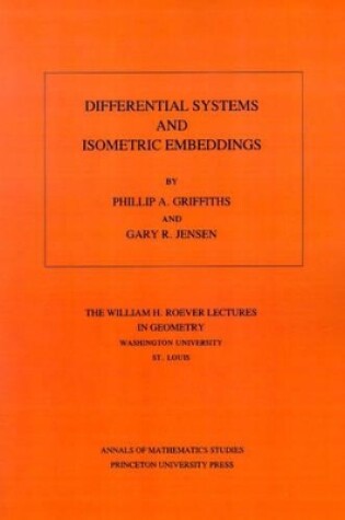 Cover of Differential Systems and Isometric Embeddings.(AM-114), Volume 114