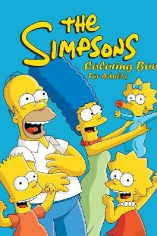 Cover of The Simpsons Coloring Book For Adults