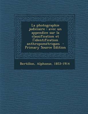 Book cover for La Photographie Judiciaire