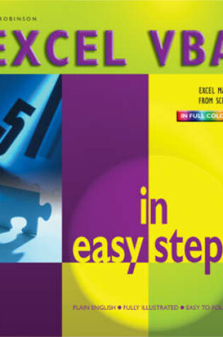 Cover of Excel VBA in Easy Steps