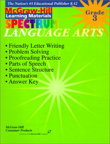 Book cover for Spectrum Language Arts Grade 3