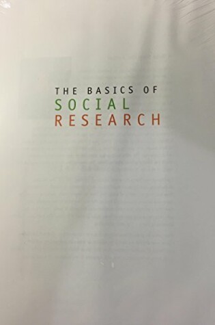 Cover of The Basics of Social Research