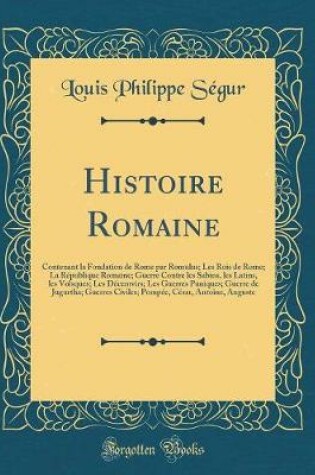 Cover of Histoire Romaine
