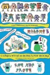 Book cover for Easy Christmas Crafts for Kids (Cut and paste Monster Factory - Volume 3)