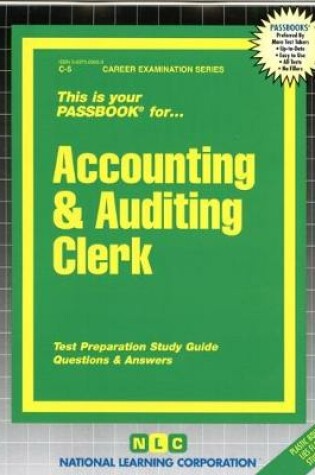 Cover of Accounting & Auditing Clerk