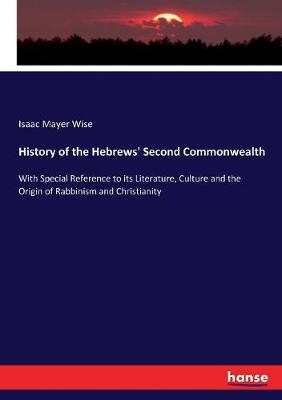 Book cover for History of the Hebrews' Second Commonwealth