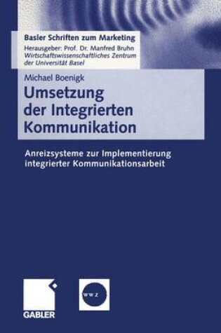 Cover of Umsetzung der Integrierten Kommunikation