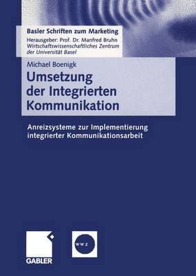 Book cover for Umsetzung der Integrierten Kommunikation