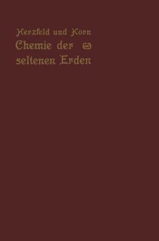 Cover of Chemie der seltenen Erden