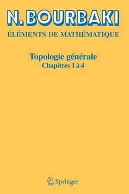 Book cover for Topologie Generale: Chapitres 1 a 4