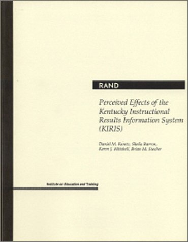 Book cover for Perceived Effects of the Kentucky Instructional Results Information System (Kiris)