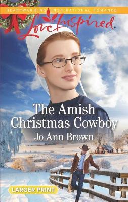 Book cover for The Amish Christmas Cowboy
