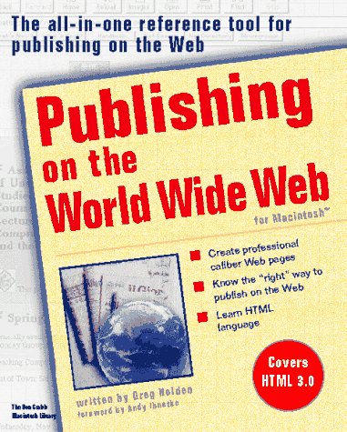 Book cover for Publishing on the World Wide Web with Macintosh