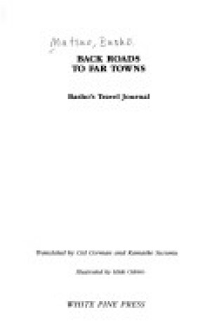 Cover of Back Roads to Far Towns