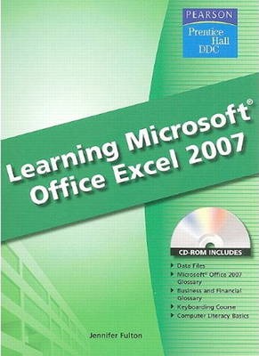 Book cover for Learning Microsoft Excel 2007