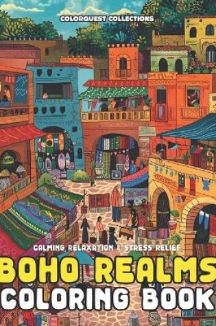 Cover of Boho Realms Coloring Book