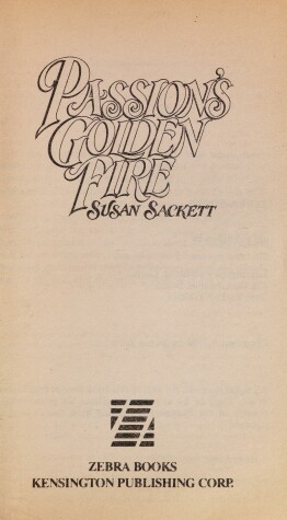 Book cover for Passion's Golden Fire