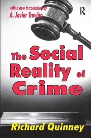 Cover of The Social Reality of Crime