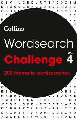 Book cover for Wordsearch Challenge Book 4