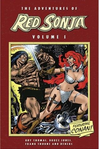 Cover of The Adventures Of Red Sonja Volume 1 Featuring Conan